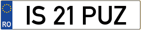 Truck License Plate